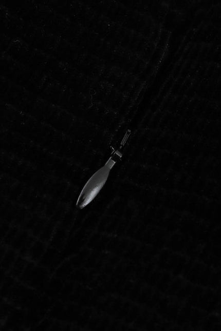 Askısız siyah renk kolsuz fermuar Fly Casual moda mütevazı bluz kadınlar için Tops