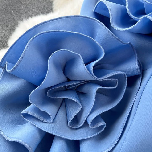 Factory Elegant Off Shoulder Christmas Ruffle Female Dresses