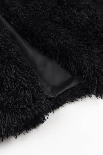 2 Colorway Solid Color v Neck Long Sleeve Casual Fashion Feather Jacket for Women