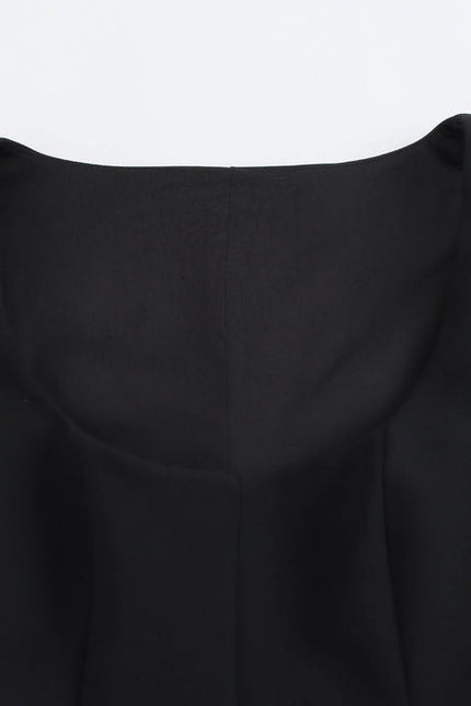3 Colorway square Collar Sleeveless Solid Color Casual Fashion Blouse Shirts for Women