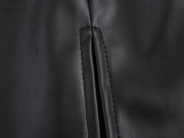 Strapless black color sashes casual fashion mini leather dress for ladies