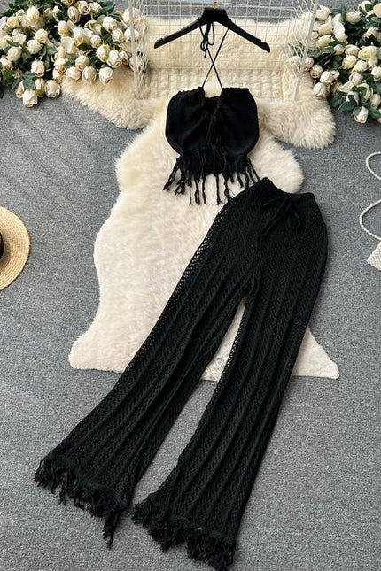 Seaside Vacation Set Women's Summer Knit Set