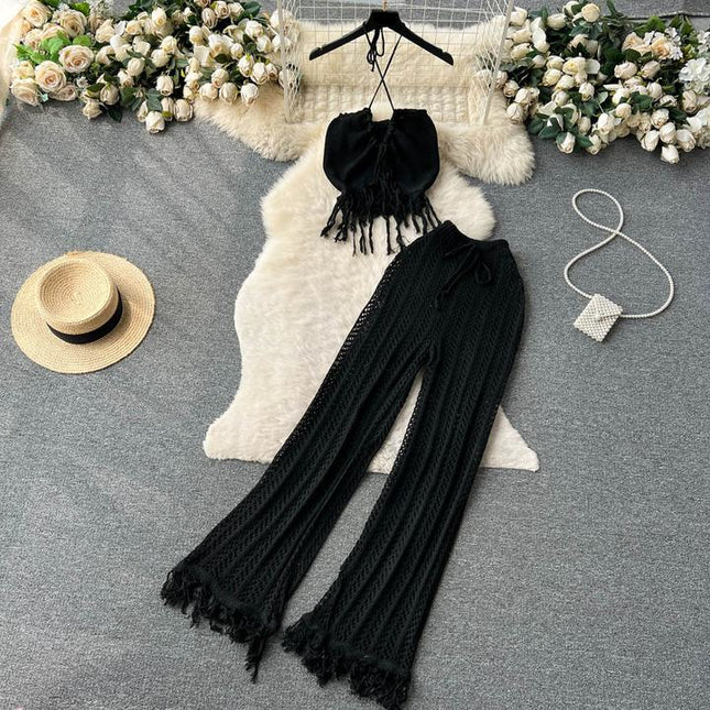 Seaside Vacation Set Women's Summer Knit Set