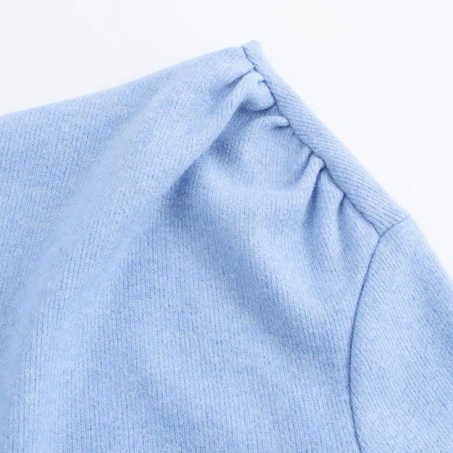 3 Colorway Solid Color Long Sleeve Asymmetrical Design Casual Fashion Tops Blouse Shirts for Women