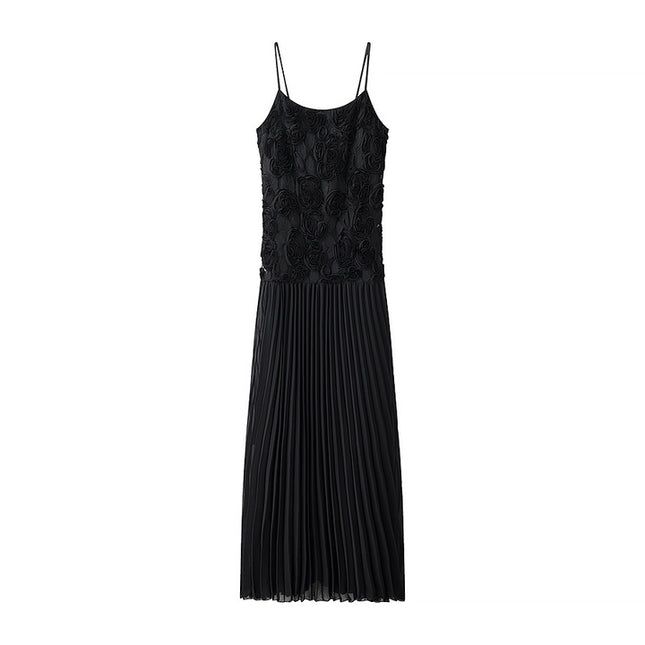 2 Colorway Spaghetti Strap Solid Color Hot Sale Casual Fashion Long slip Dress for Women