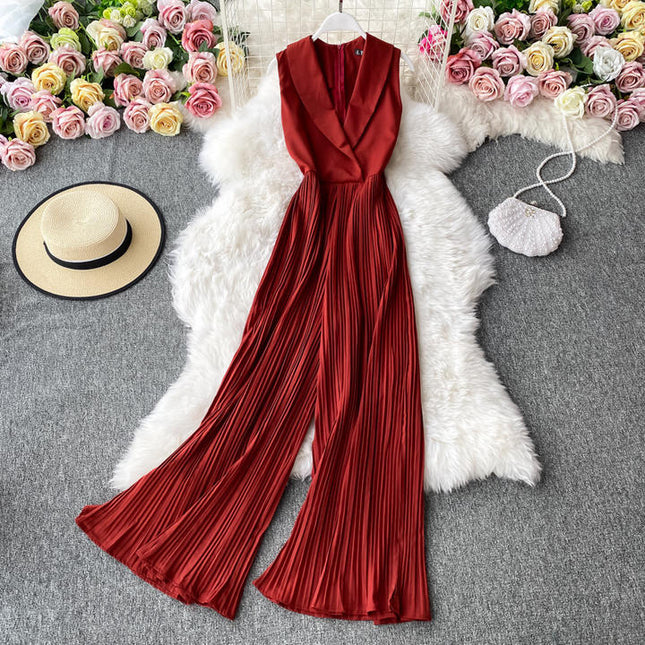 Women's Fashion Slim Wide Leg Spring Women's Jumpsuits