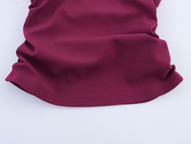 3 Colorway Back Hollow Out Solid Color Sleeveless Casual Fashion Women's Halter tank Tops
