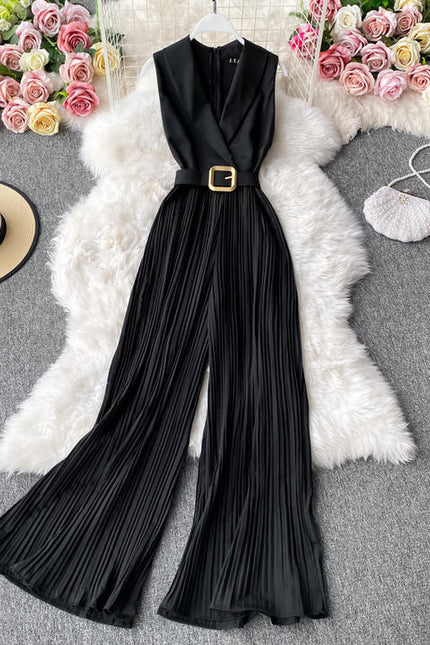 Women's Fashion Slim Wide Leg Spring Women's Jumpsuits