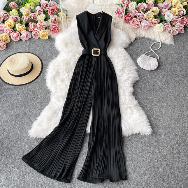 Women's Fashion Slim Wide Leg Spring Women's Jumpsuits