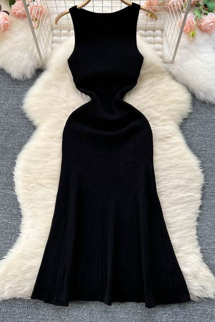Elegant Evening Dresses Summer New Knitted Dress