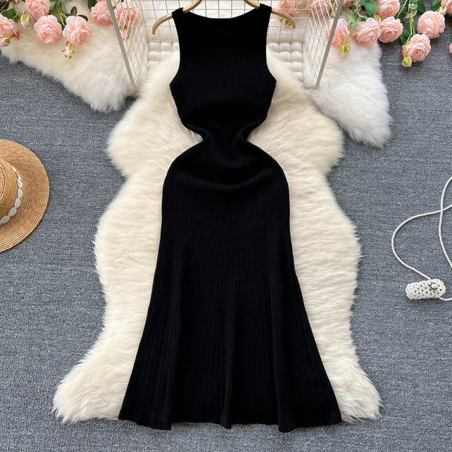 Elegant Evening Dresses Summer New Knitted Dress