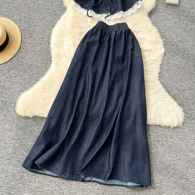 High Quality Summer Casual 2 Piece Set Women Top High Waist Printed Slim Set Wholesale