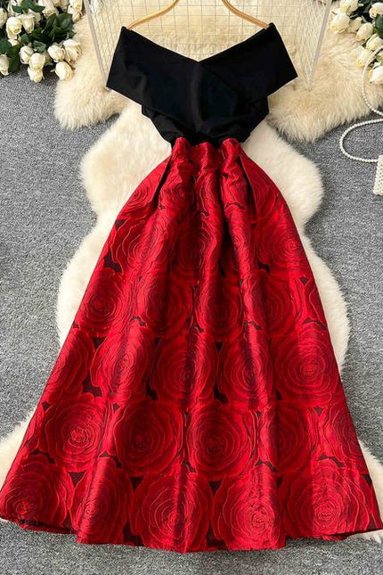 Women Sleeveless V-Neck Midi Dress Ladies Dresses