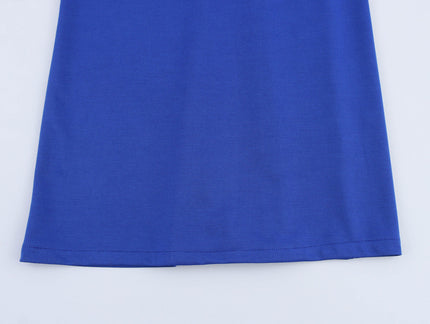 2 Colorway Sleeveless Solid Color Back Hollow Out Casual Fashion Long Halter Dress for Women
