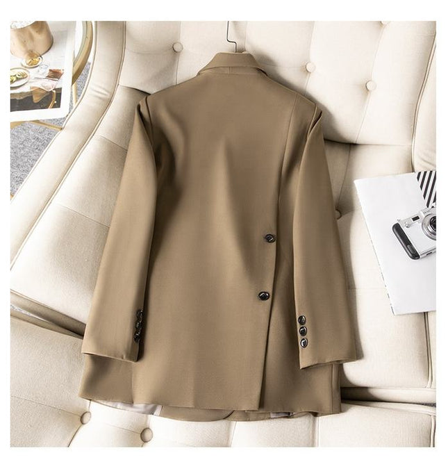 Fashion Office Career Suit Women's Spring and Autumn New Suit Blazers Two Pieces