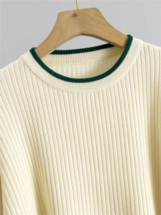 Knitted Set Women's Autumn Sweater Wide Leg Pants Two-piece Set