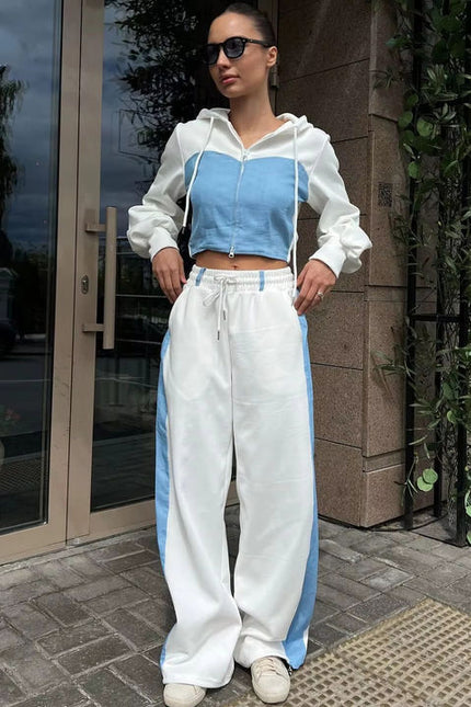 PASUXI Custom Women Fitness Clothing High Waisted Pants Set Drawstrings for Hoodies Long Sleeve Sweatshirt Women Set