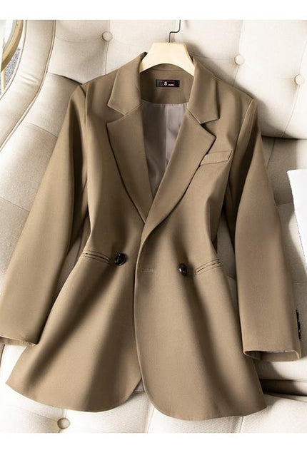 Fashion Office Career Suit Women's Spring and Autumn New Suit Blazers Two Pieces