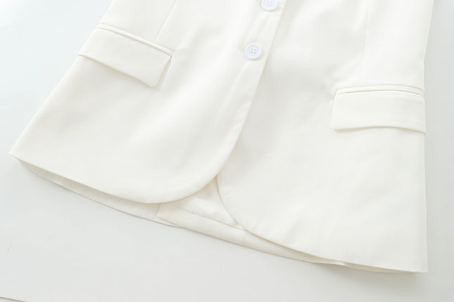 2 Colorway Solid Color Buttons up Casual Fashion Waistcoat Vest for Women