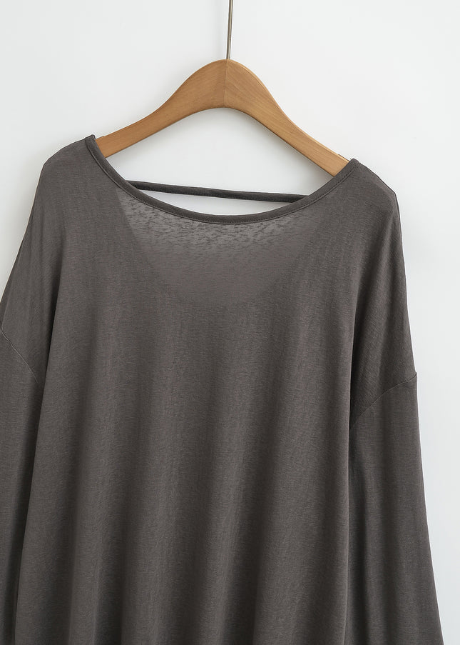 4 Colorway Long Sleeve Solid Color Crew Neck Casual Fashion Women t Shirt