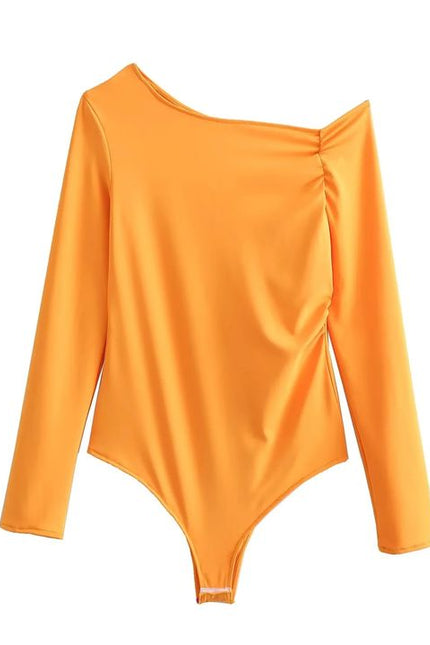 2 Colorway Solid Color square Collar Long Sleeve Solid Color Casual Fashion Elegant Women One Piece Jumpsuit