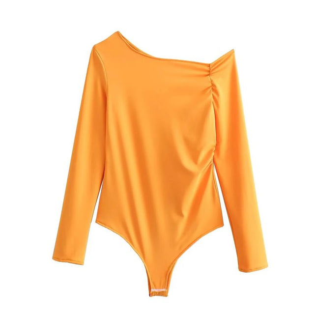 2 Colorway Solid Color square Collar Long Sleeve Solid Color Casual Fashion Elegant Women One Piece Jumpsuit