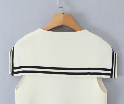 V Neck Beige Color Buttons up Sleeveless Knitted Casual Fashion Women's tank Tops