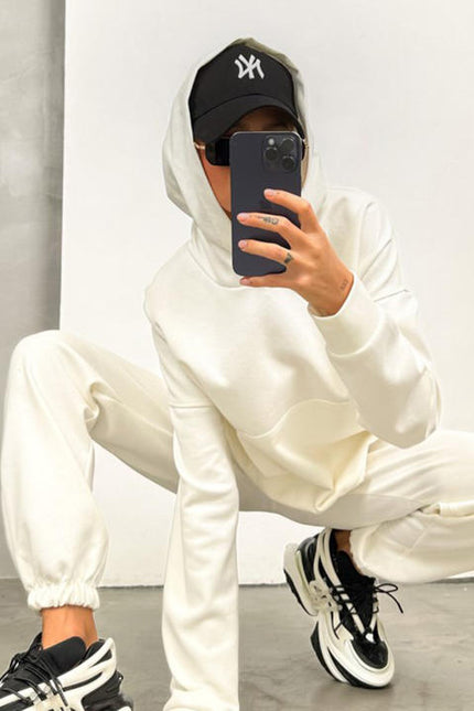 PASUXI OEM Custom Women Tracksuit Set Autumn New Solid Color Casual Pullover Hoodies and Sports Jogger Pants Sets