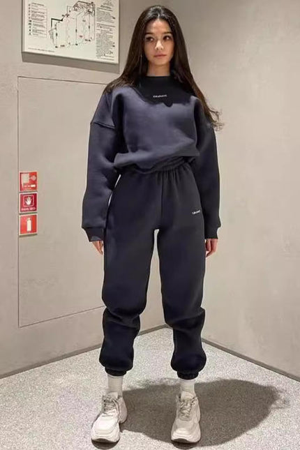 PASUXI 2025 Custom Two Piece Activewear Set Women Round Neck Sports Tracksuit for Women Casual Activewear Gym Clothes