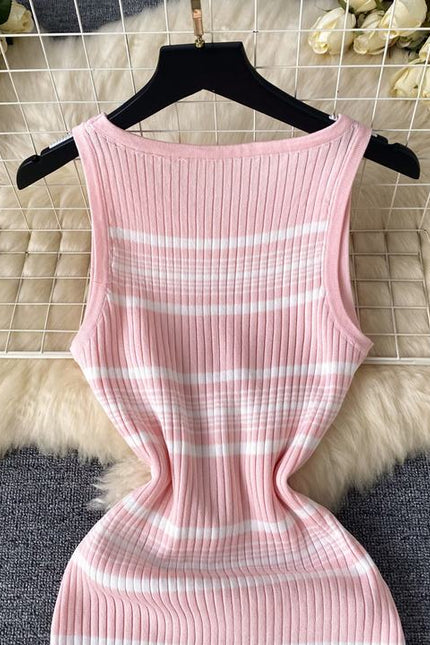 Elegant Evening Dresses Summer New Knitted Dress