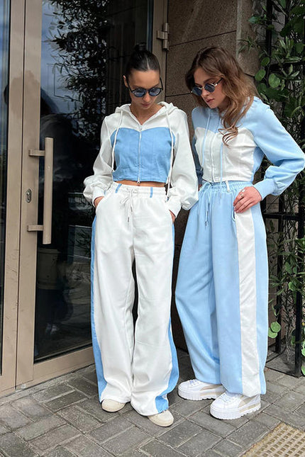 PASUXI Custom Women Fitness Clothing High Waisted Pants Set Drawstrings for Hoodies Long Sleeve Sweatshirt Women Set
