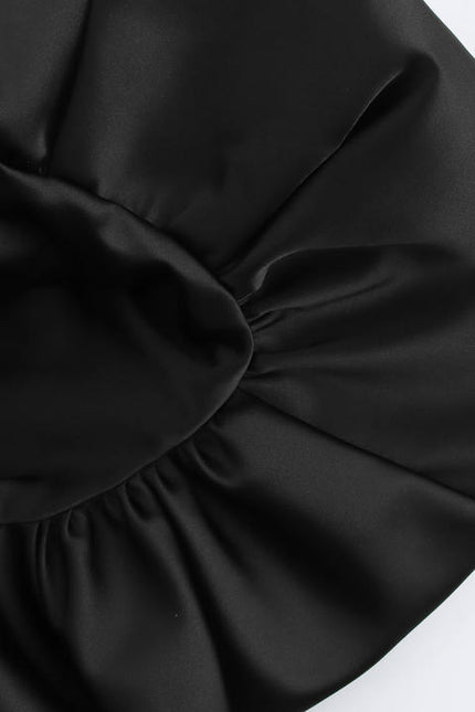 Askısız siyah renk kolsuz fermuar Fly Casual moda mütevazı bluz kadınlar için Tops