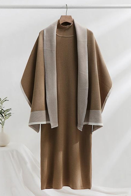 Women's Sets Winter Coat Casual Knitting 2 Piece Set Women Ropa Wholesale