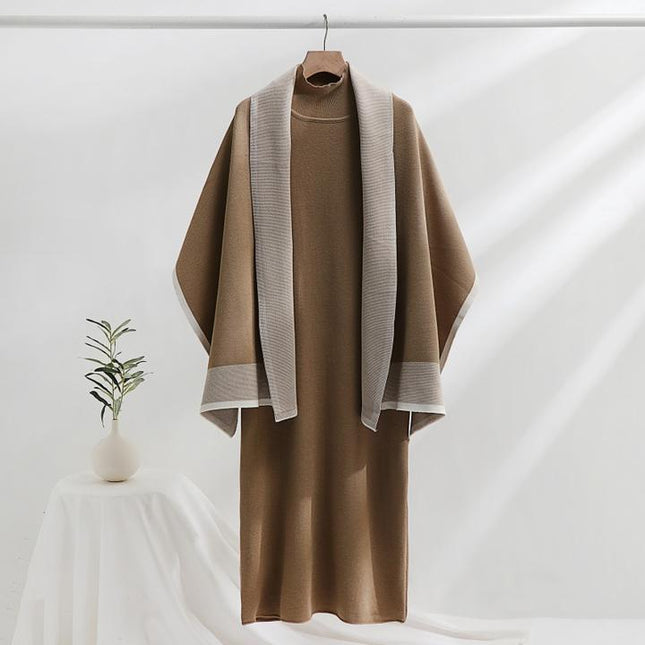 Women's Sets Winter Coat Casual Knitting 2 Piece Set Women Ropa Wholesale