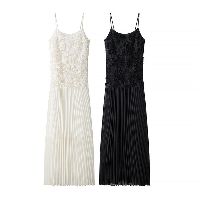 2 Colorway Spaghetti Strap Solid Color Hot Sale Casual Fashion Long slip Dress for Women