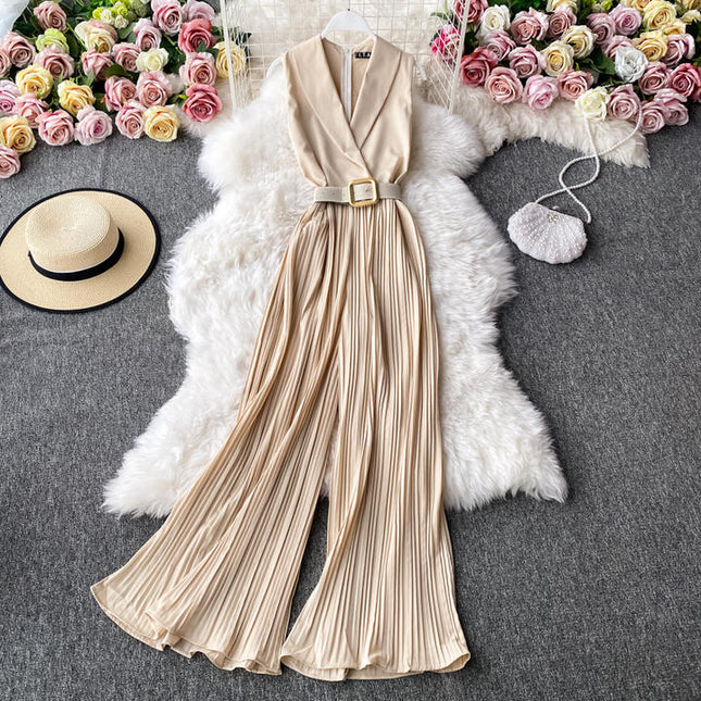 Women's Fashion Slim Wide Leg Spring Women's Jumpsuits