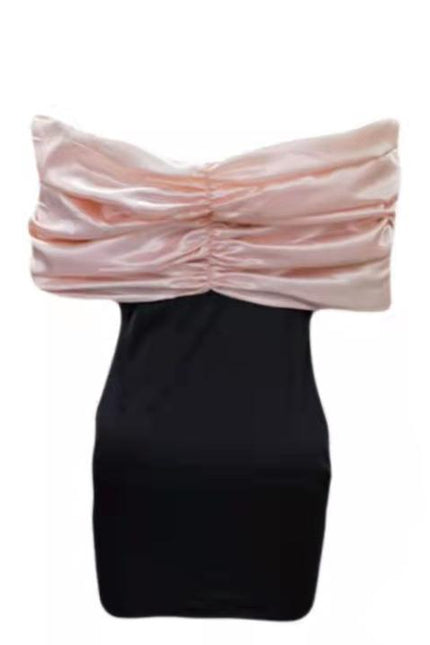 Women Sweet Satin Elegant Backless Front Bow Bodycon Evening Dress Sleeveless Pure Color Casual Dresses