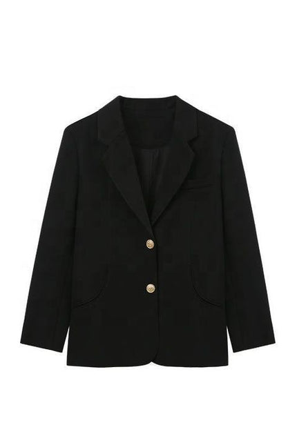Women's Autumn Blazer Spring New Western Style Fashion Suit Jacket Female Long Sleeve Slimming Button up Suit