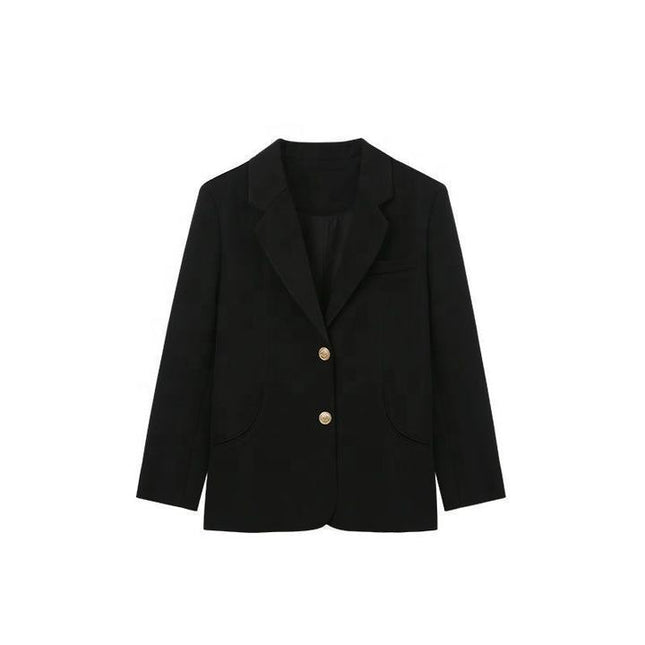 Women's Autumn Blazer Spring New Western Style Fashion Suit Jacket Female Long Sleeve Slimming Button up Suit