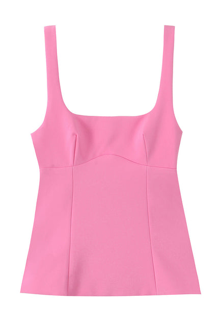 3 Colorway Back Hollow Out Bow Tie Spaghetti Strap Casual Fashion Women's tank Tops