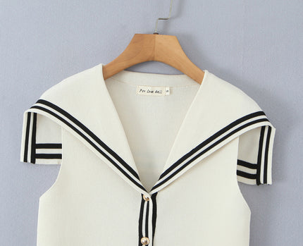 V Neck Beige Color Buttons up Sleeveless Knitted Casual Fashion Women's tank Tops