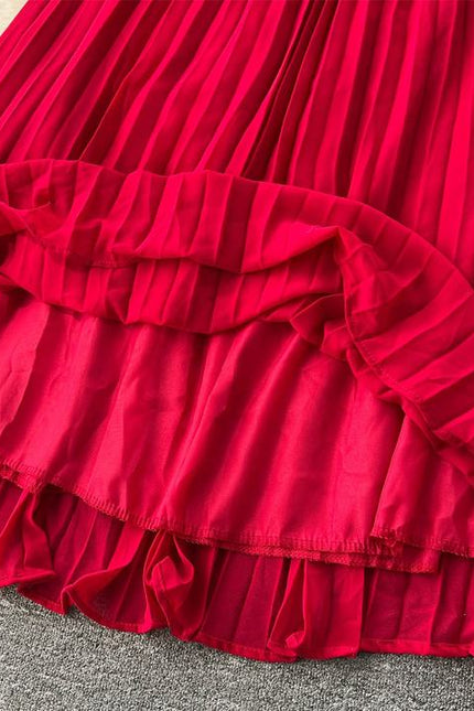 Kadın setleri yaz Ruffles üstleri pilili rahat etek seti Ropa toptan