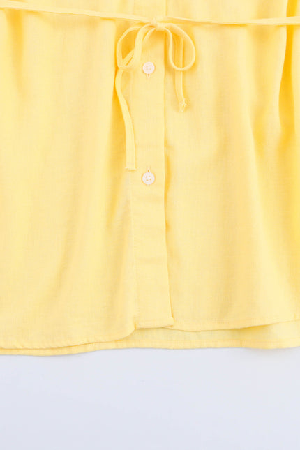 4 Colorway Buttons up Long Sleeve Turn Down Collar Casual Fashion Tops Blouse for Women