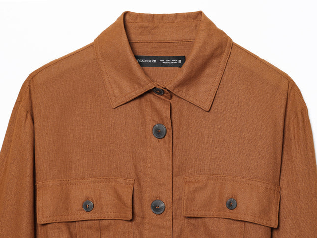2 Colorway Turn Down Collar Sashes Long Sleeve Solid Color Buttons up Casual Fashion Tops Blouse for Women