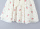 Front Bow Tie Floral Print White Color Slash Neck Casual Fashion Summer Cotton Mini Dress for Women