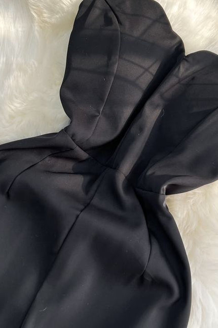 2025 V-neck Casual High Waist Slimming Jumpsuit Loose Flared Wide Leg Long Pants