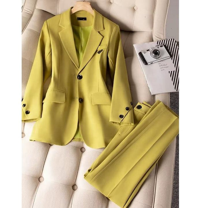 Suit Jacket Women Spring Autumn Casual Back Split Premium Feeling Suit Suit Workwear