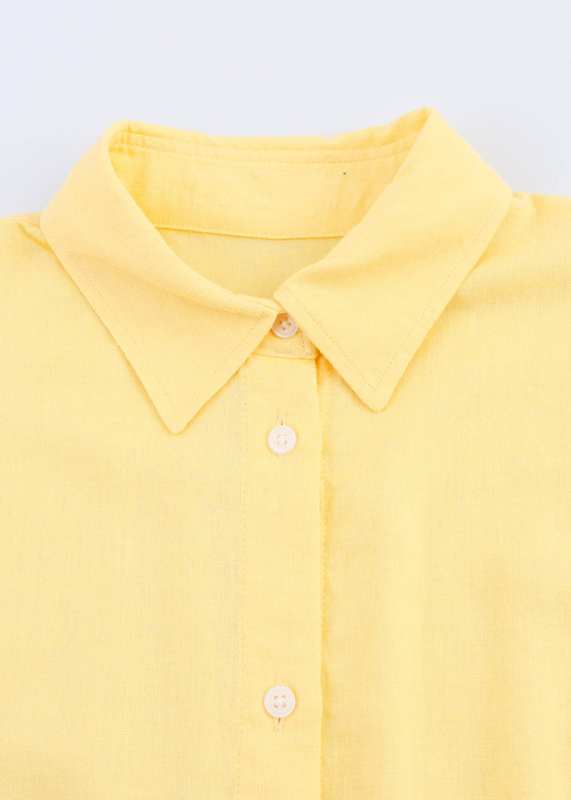 4 Colorway Buttons up Long Sleeve Turn Down Collar Casual Fashion Tops Blouse for Women