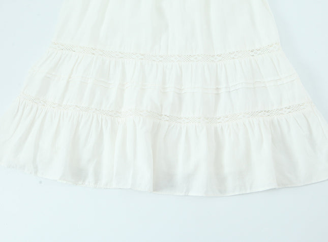 2 Colorway Solid Color Spaghetti Strap Front Lace up Casual Fashion Long slip Dress for Women