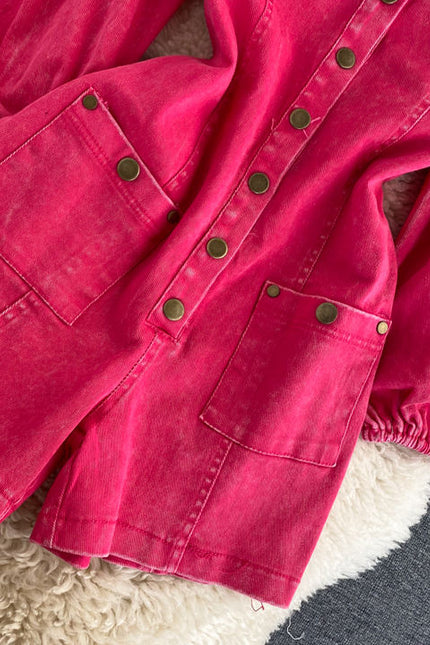 Casual Denim Short Jumpsuits Autumn High Waist Vintage Jump Suits Ladies Retro Overalls One Piece Wholesale